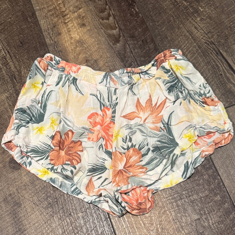 Rip Curl High Waist Floral Women's Shorts - Multicolor